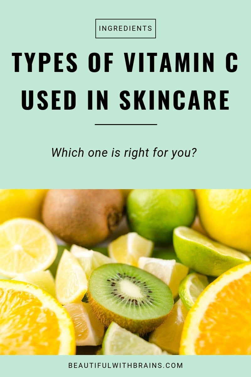 forms of vitamin c in skincare