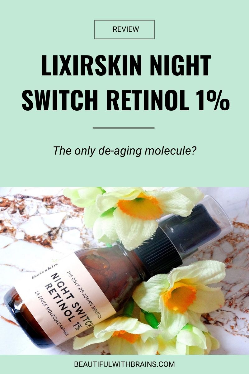 LixirSkin Night Switch Retinol 1% review