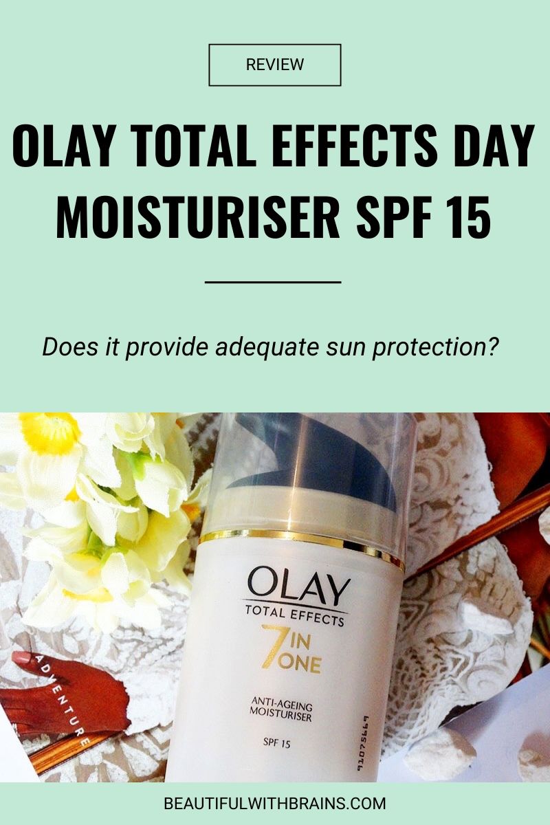 olay total effects day moisturiser spf 15 review