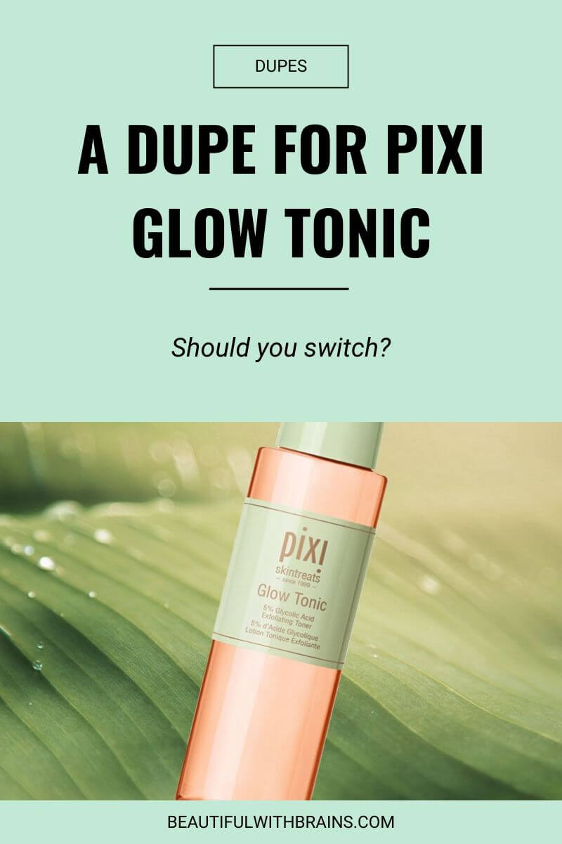 pixi vs bravura glycolic acid toners dupes