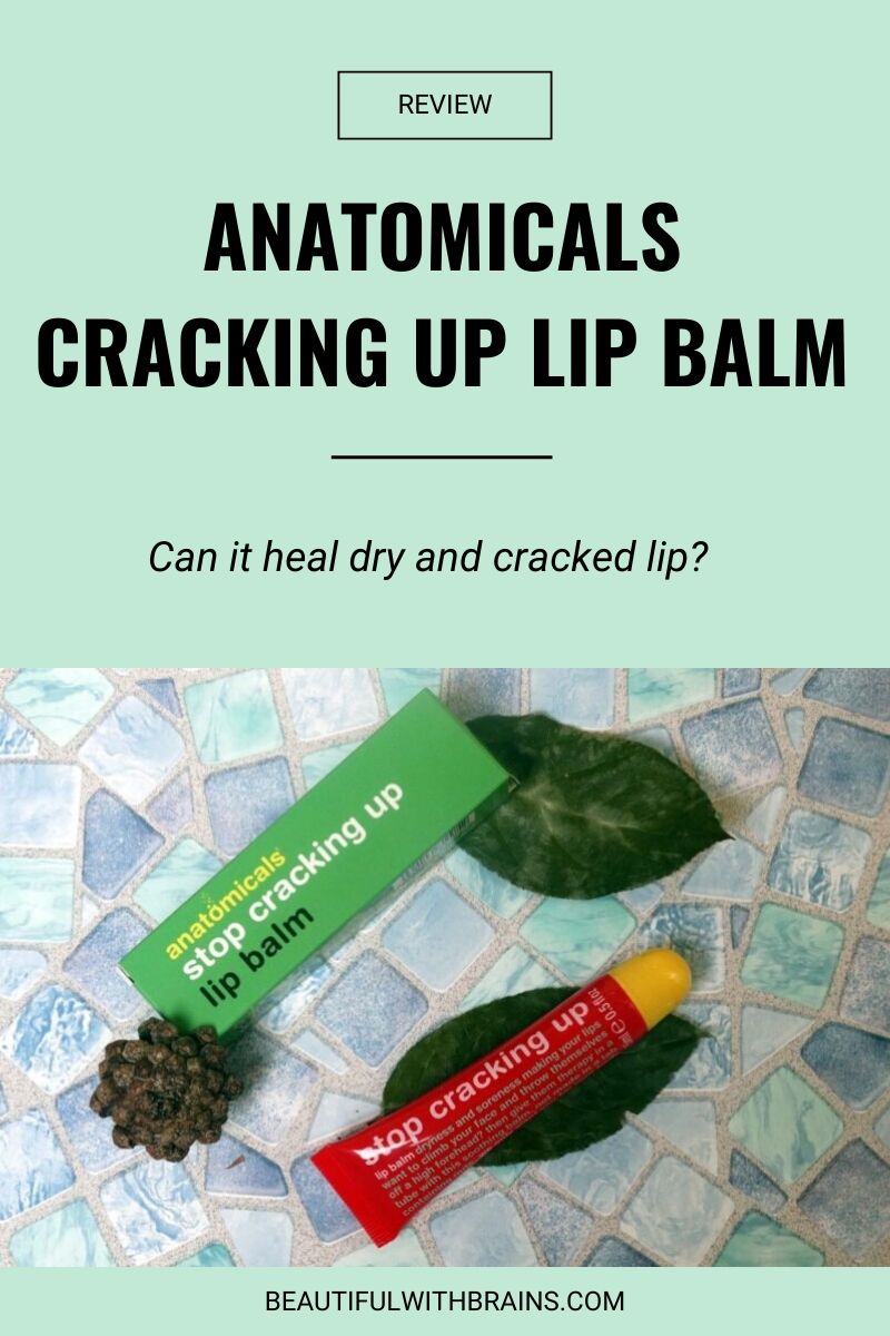 review anatomicals cracking up lip balm