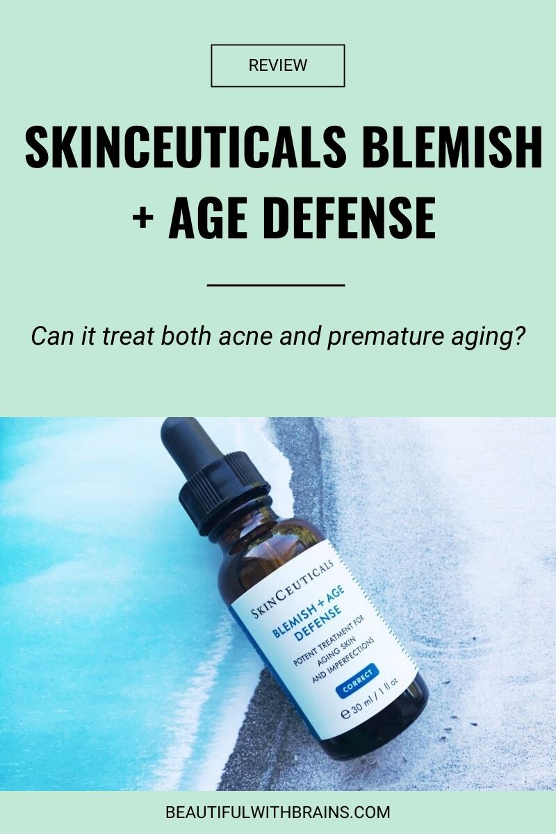 skinceuticals blemish + age defense review