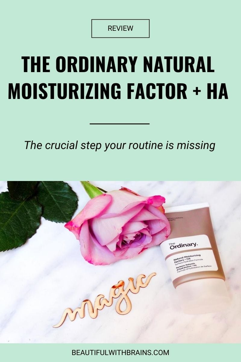 the ordinary natural moisturizing factors + ha review