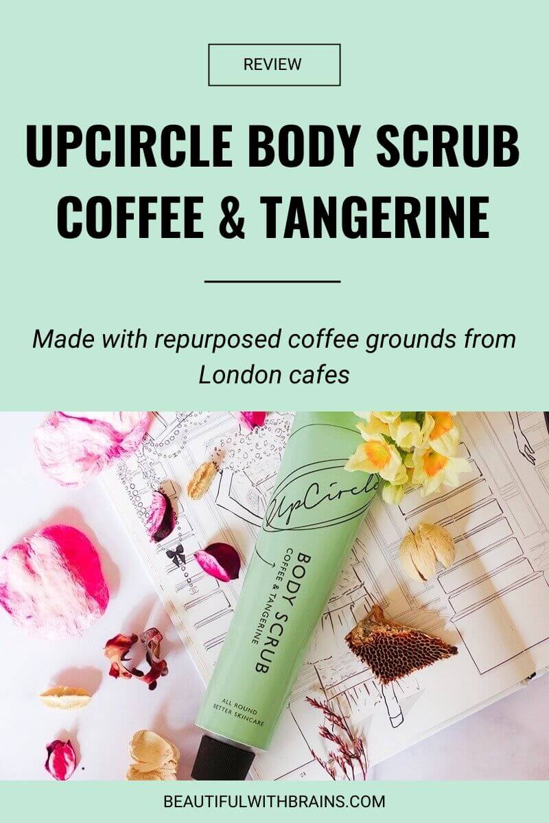 upcircle body scrub coffee and tangerine review